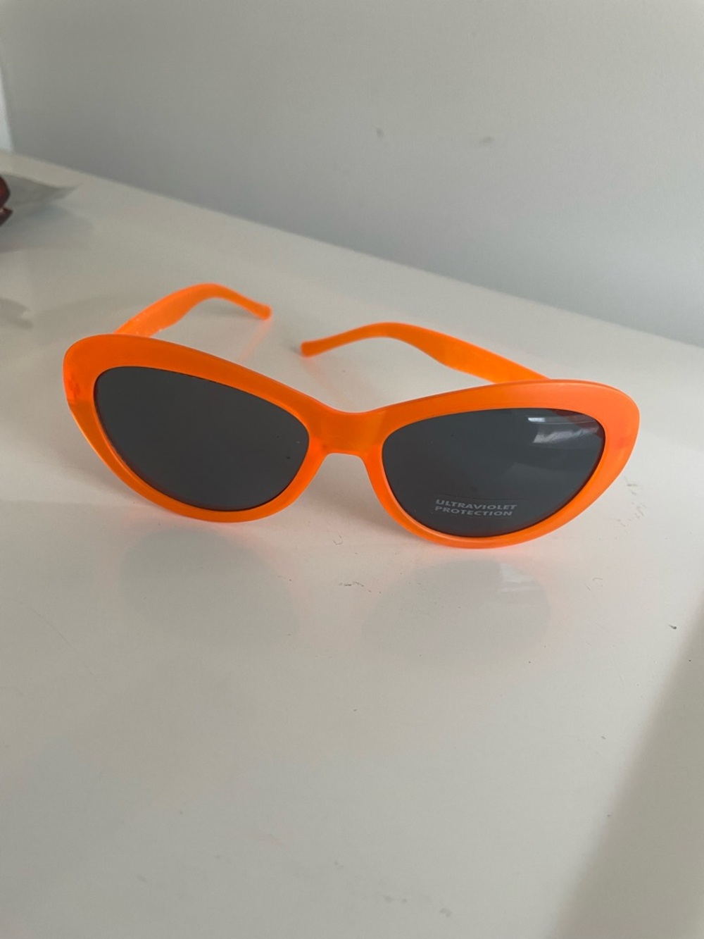 Orange retro sunglasses